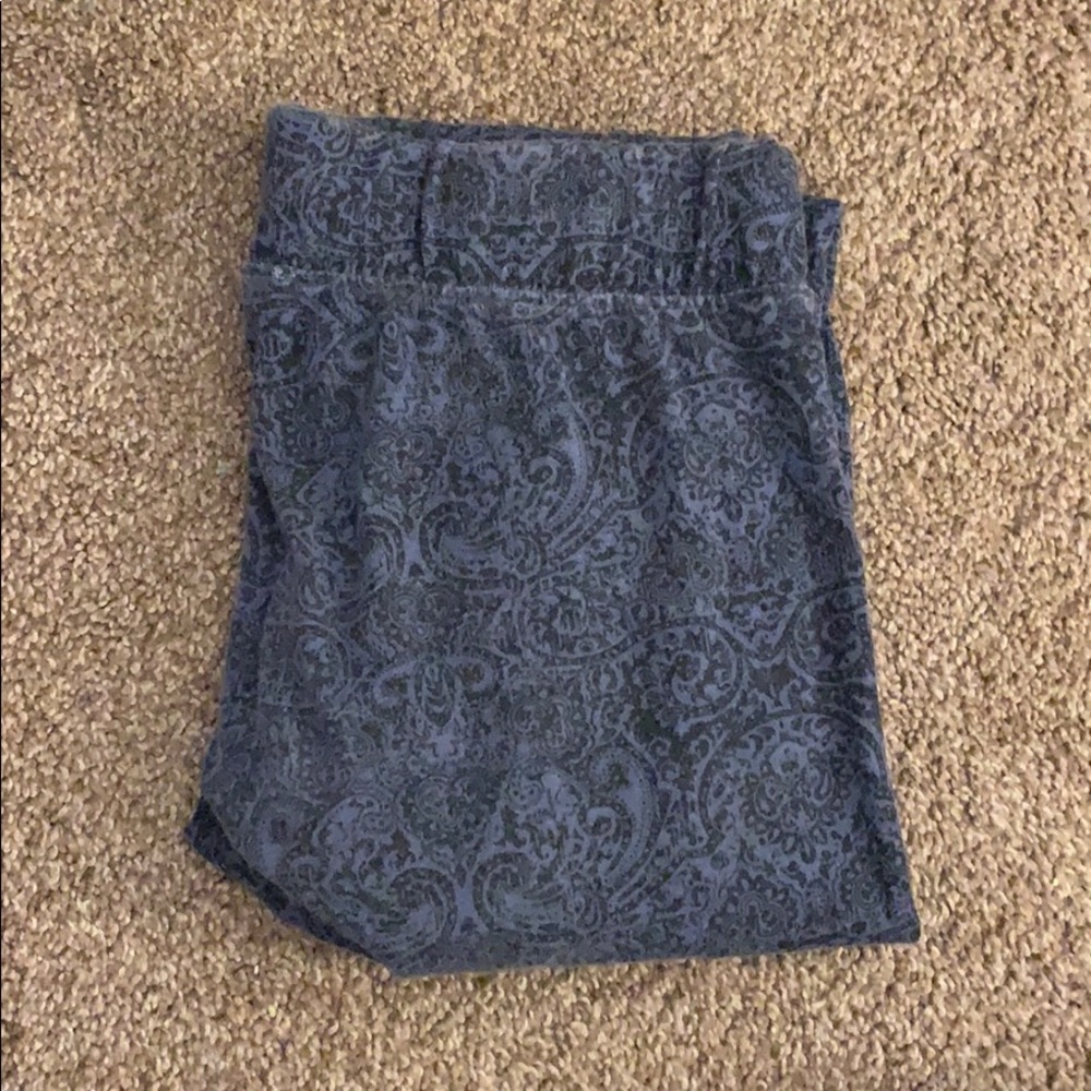 American Eagle Blue Patterned Leggings